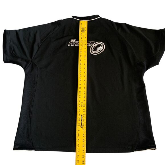 Reebok Mens 2XL Iverson Limited Edition Full Zip Y2K Short Sleeve Shirt Jacket - Picture 4 of 16